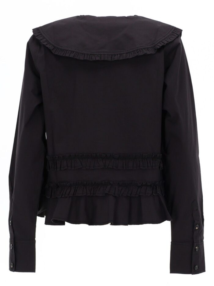 GANNI RUFFLE SHIRT