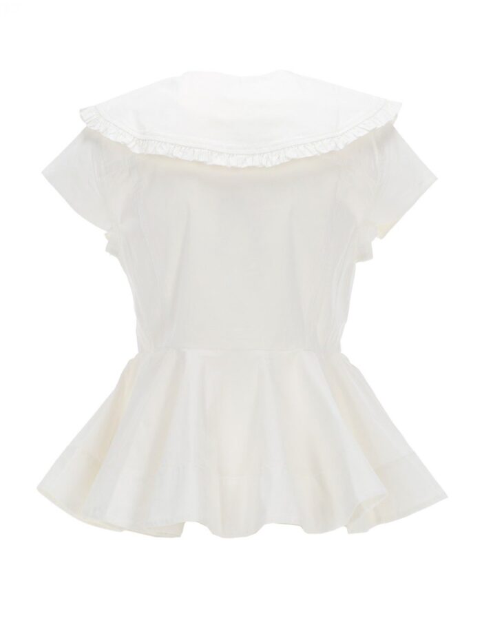 GANNI RUFFLE SHIRT