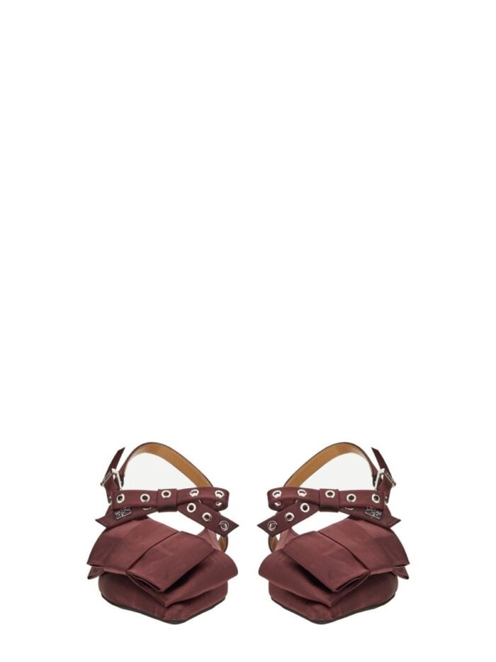 GANNI SATIN BALLERINA