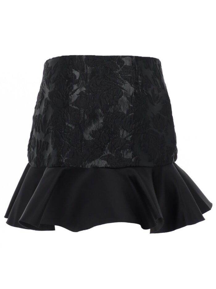 GANNI SATIN MINISKIRT