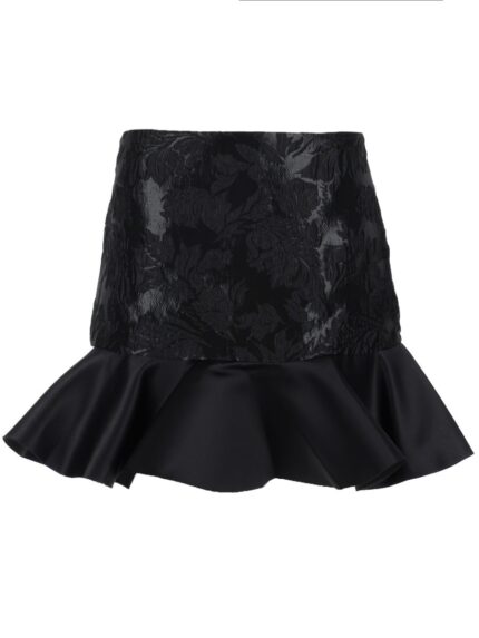 GANNI SATIN MINISKIRT