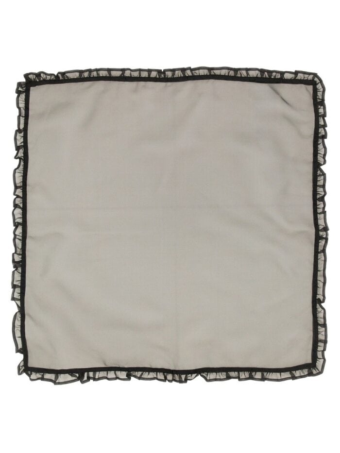 GANNI SCARF WITH RUFFLE