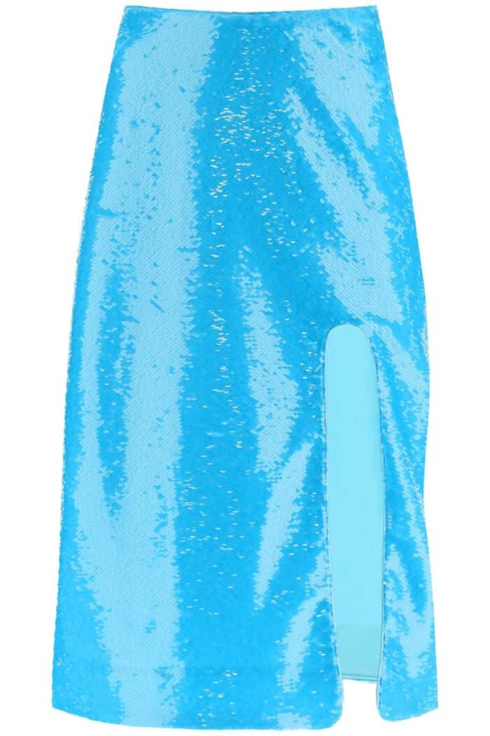 Ganni Sequined Midi Skirt