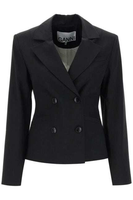 GANNI Shaped Double-breasted Jacket