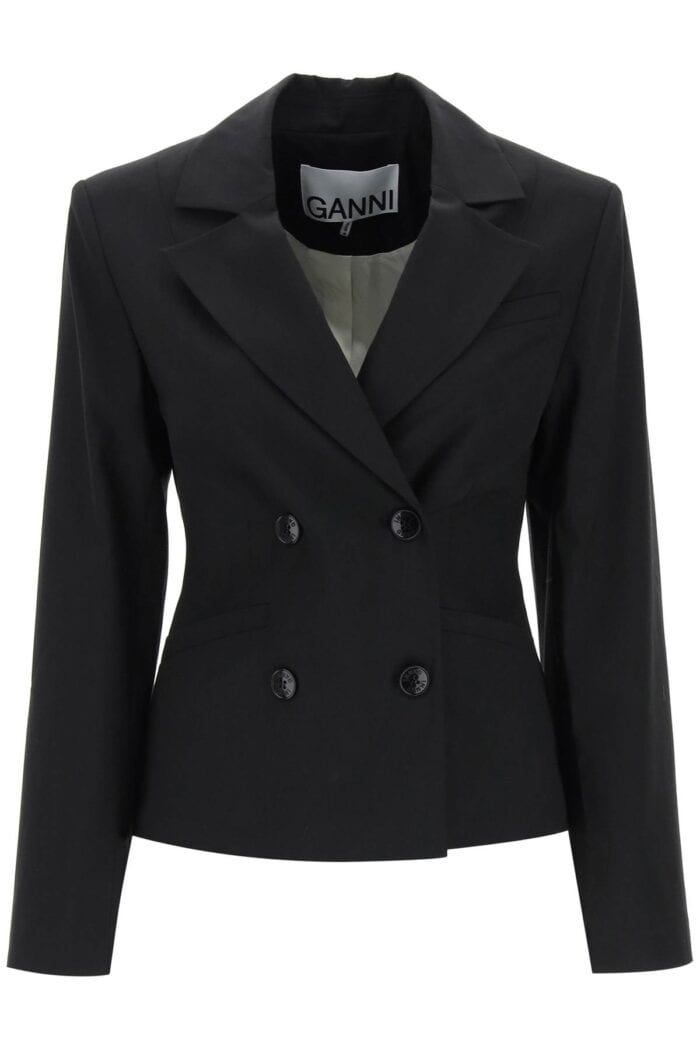 GANNI Shaped Double-breasted Jacket