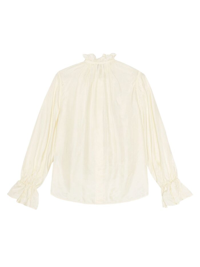 GANNI SHIRT WITH BOW