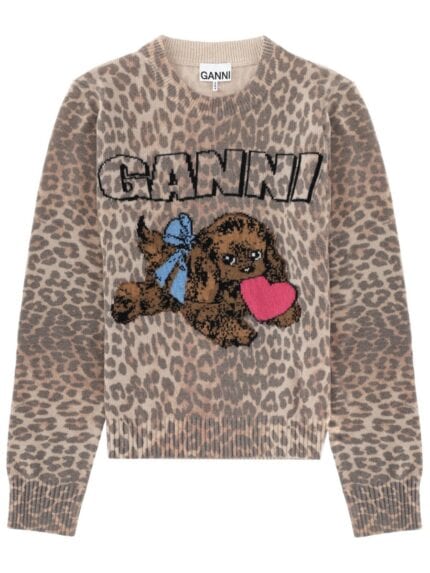 GANNI SHIRT WITH GRAPHICS