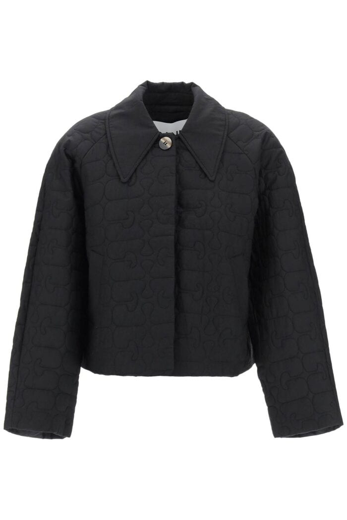 GANNI Short Quilted Jacket