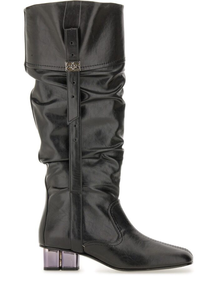 GANNI SLOUCHY BOOT "BUTTERFLY"