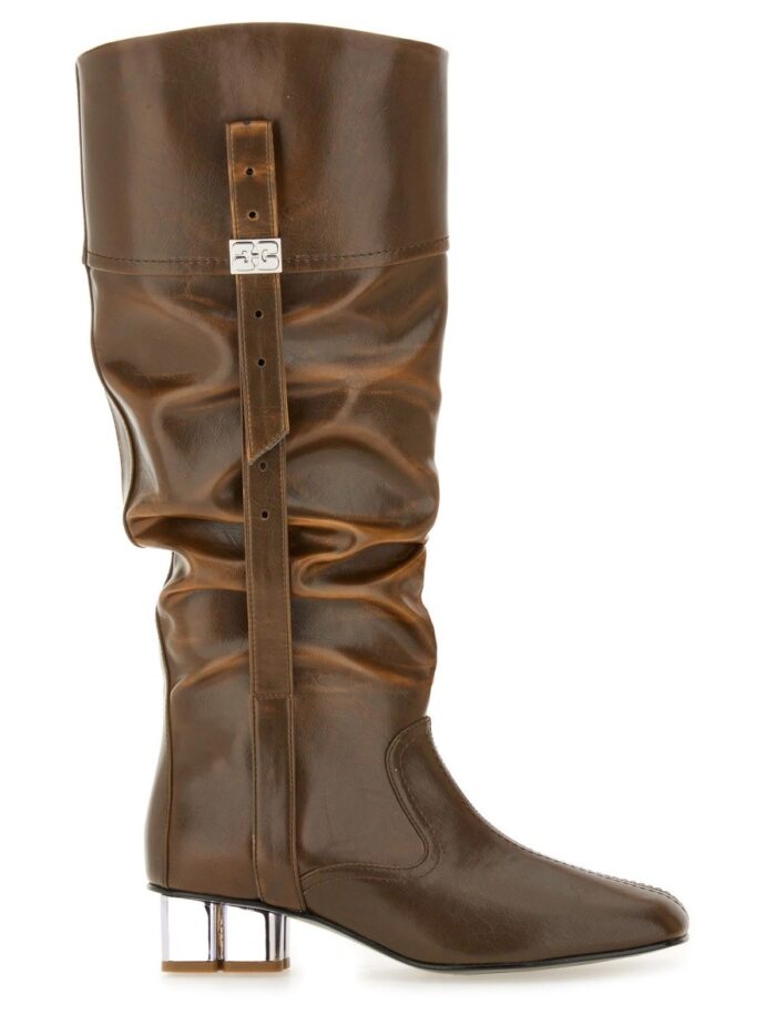 ganni slouchy boot "butterfly" GANNI SLOUCHY BOOT "BUTTERFLY"