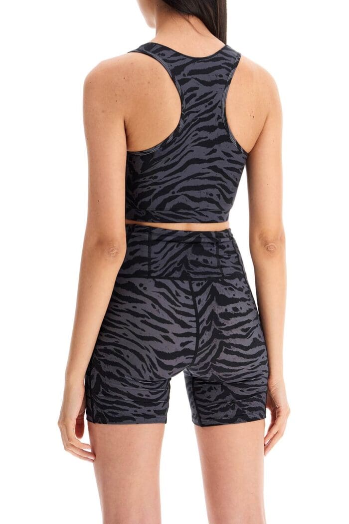 GANNI Sporty Animal Print Top