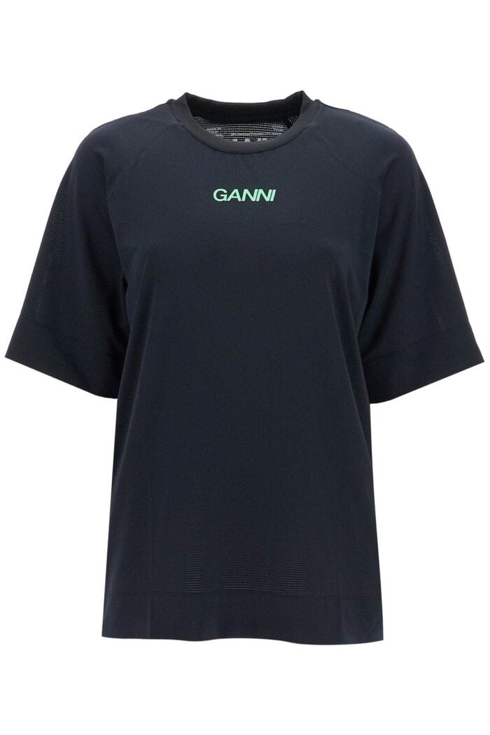 GANNI Sporty Mesh T-shirt For