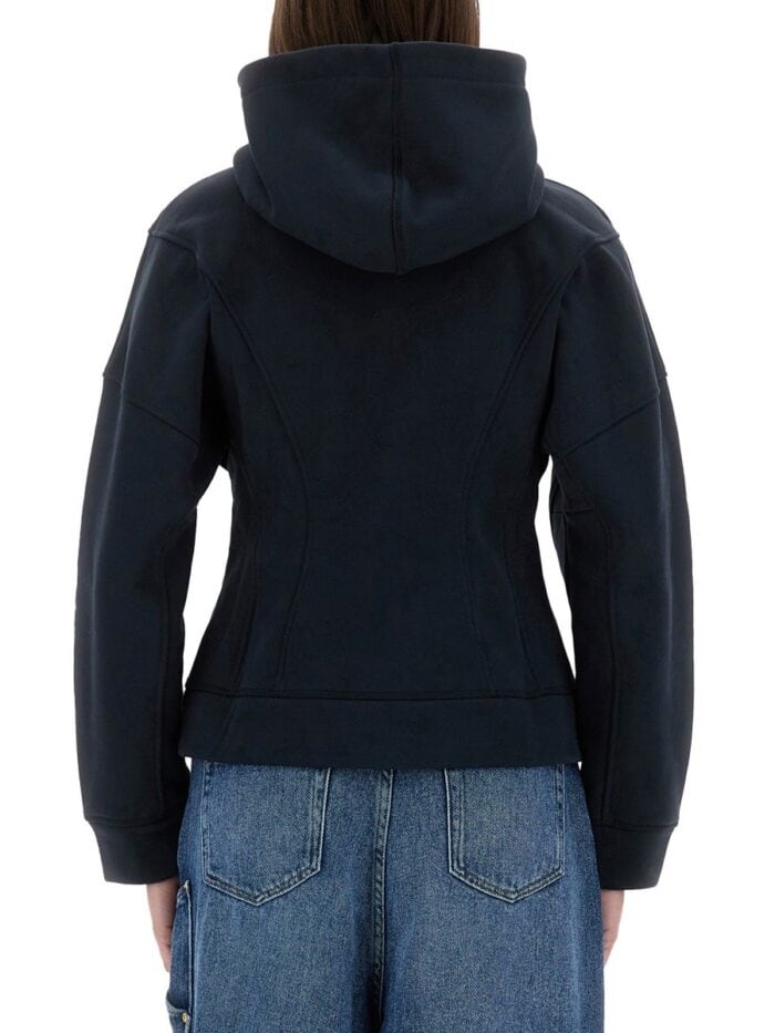 GANNI SWEATSHIRT WITH LOGO