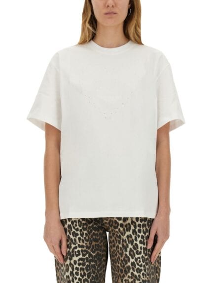 GANNI T-SHIRT "HEART"