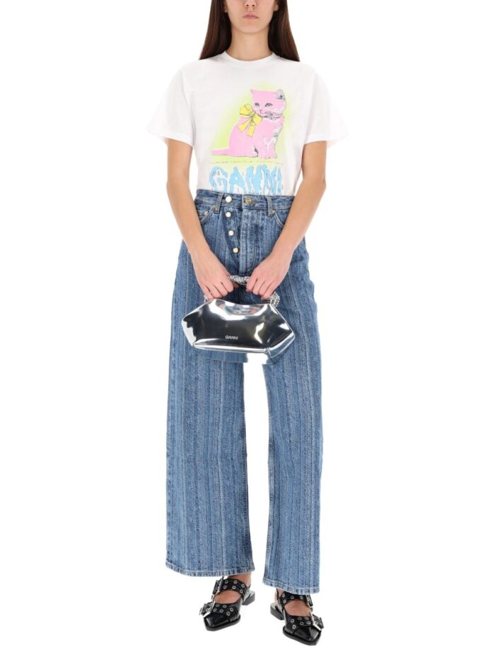 GANNI T-SHIRT "KITTY"