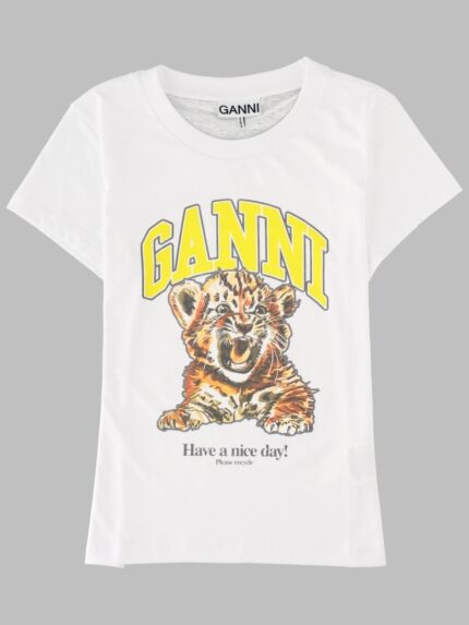 GANNI T-SHIRT "TIGER"