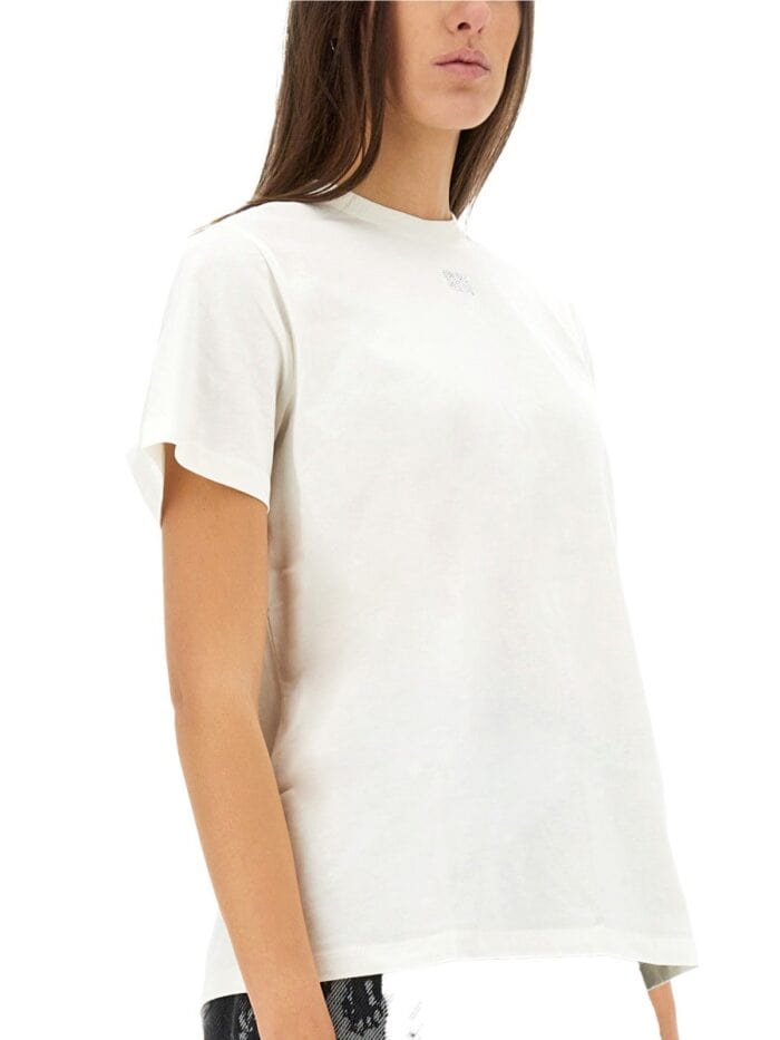 GANNI T-SHIRT WITH LOGO