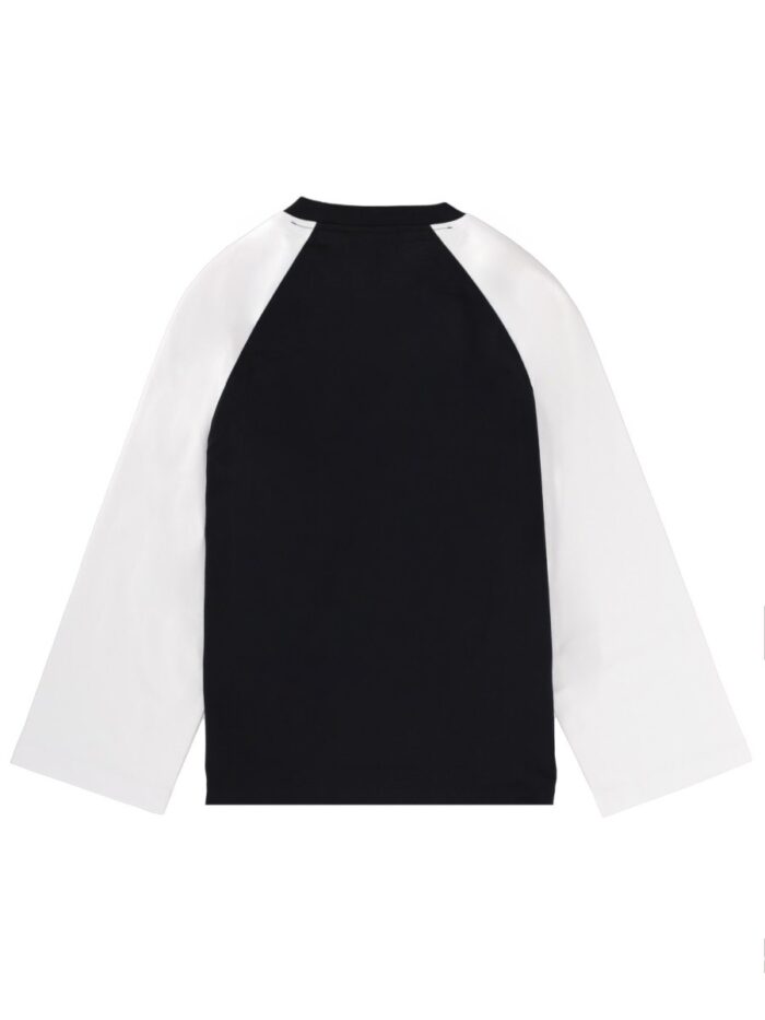 GANNI T-SHIRT WITH PRINT AND LOGO