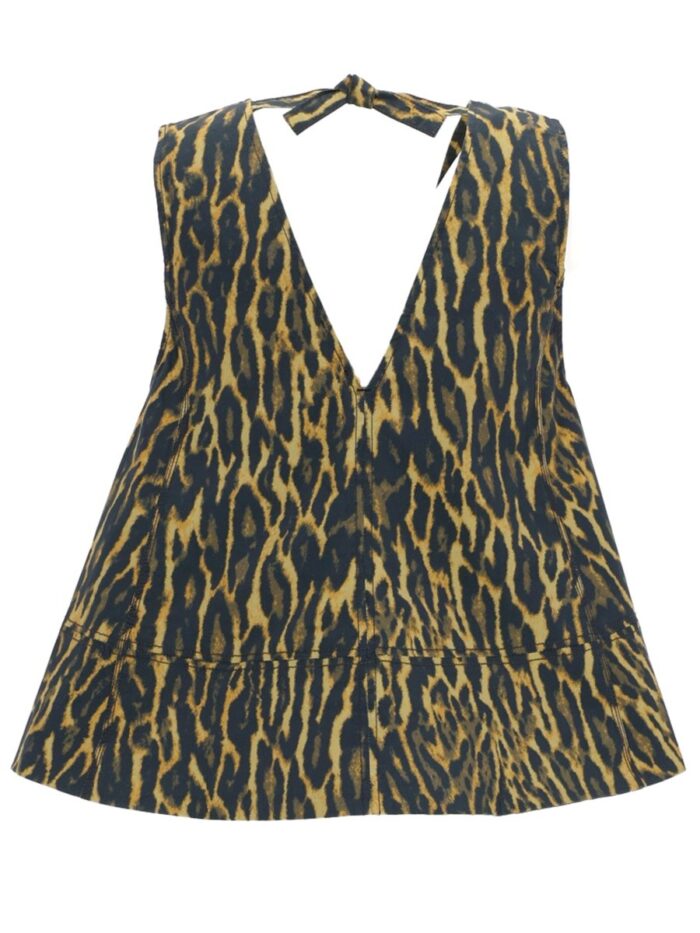 GANNI TOP "LEOPARD"