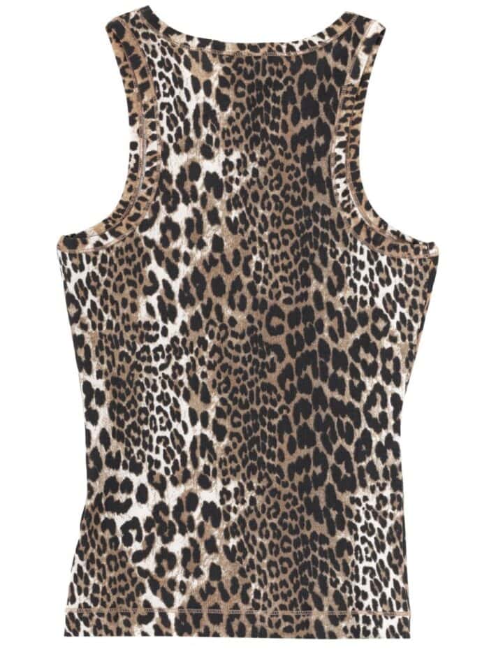 GANNI TOPS WITH LOGO