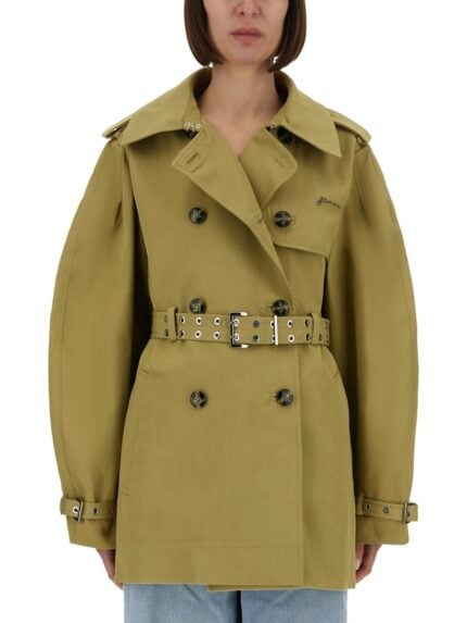 GANNI TRENCH MIDI