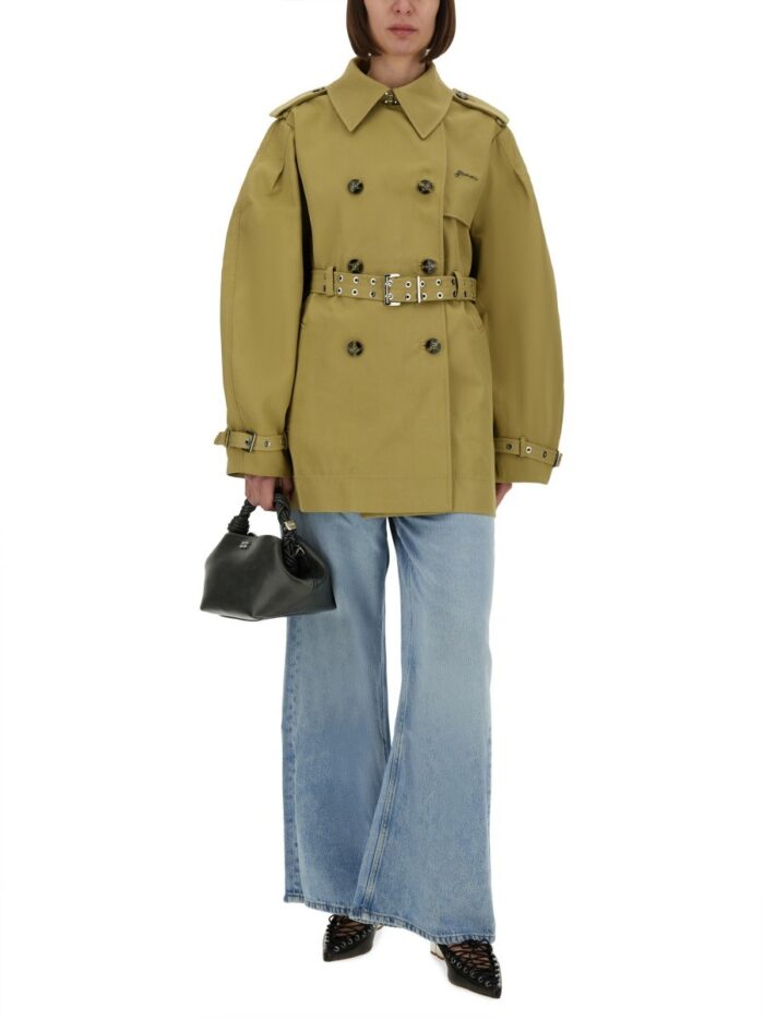GANNI TRENCH MIDI