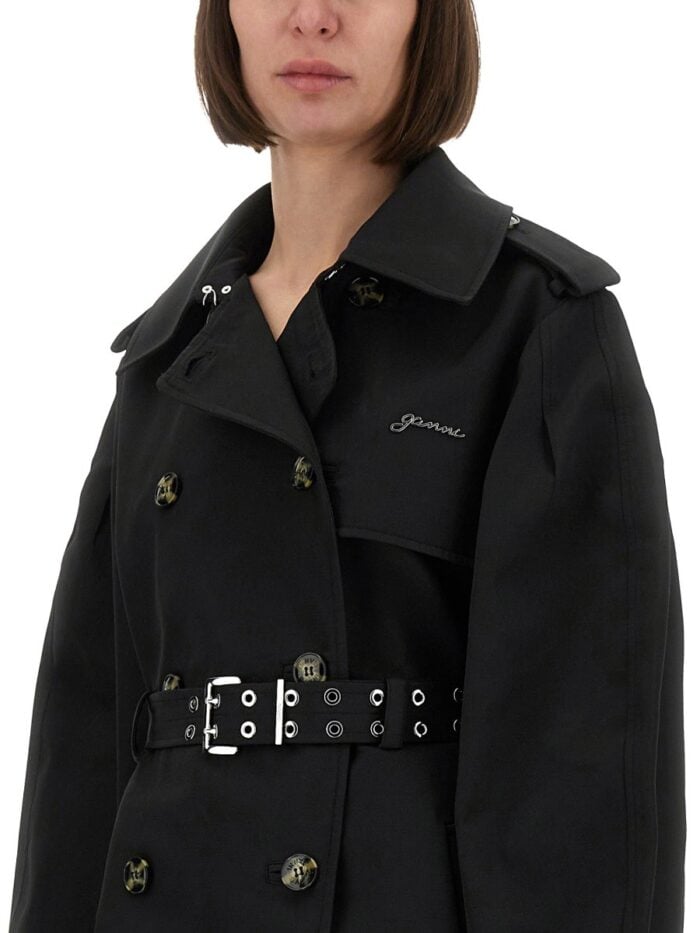 GANNI TRENCH MIDI