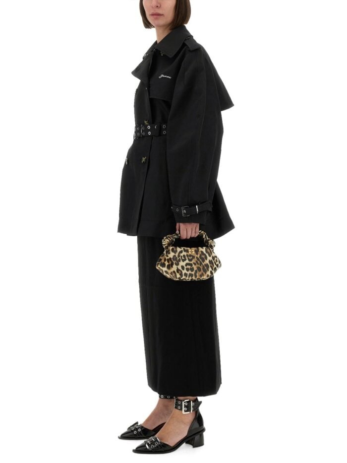 GANNI TRENCH MIDI