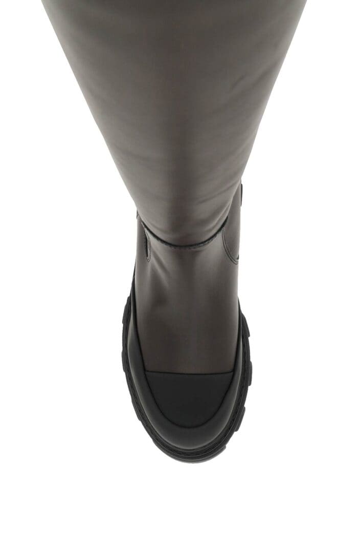 Ganni Tubular Leather Boots