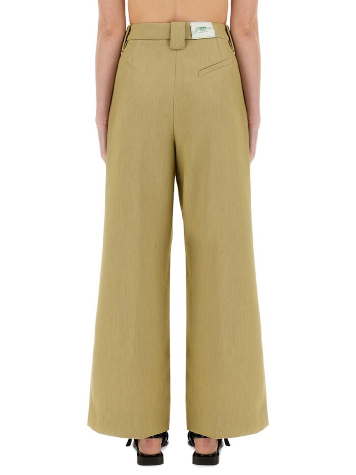 GANNI TWILL SUIT PANTS