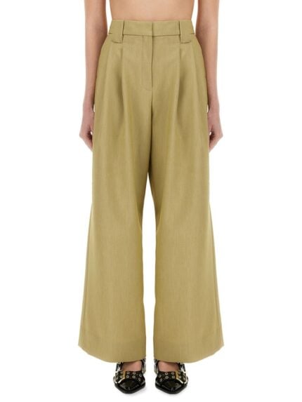 GANNI TWILL SUIT PANTS