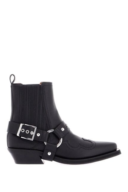 GANNI Western Chelsea Ankle Boots