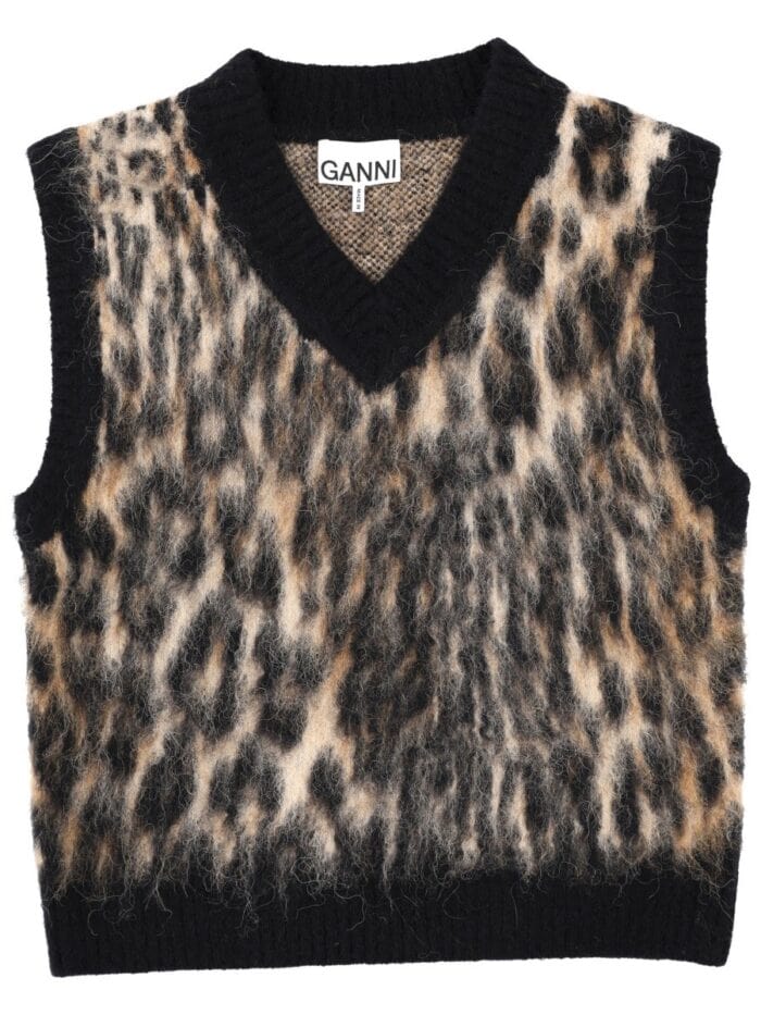 ganni wool vest. GANNI WOOL VEST.