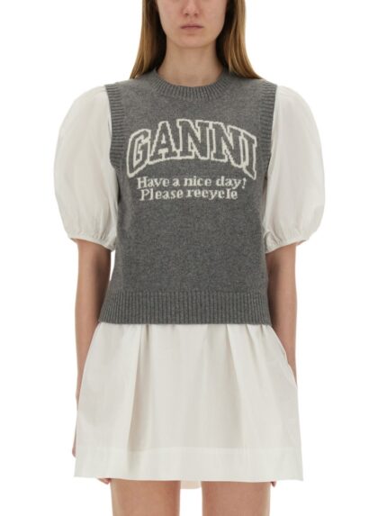 GANNI WOOL VEST