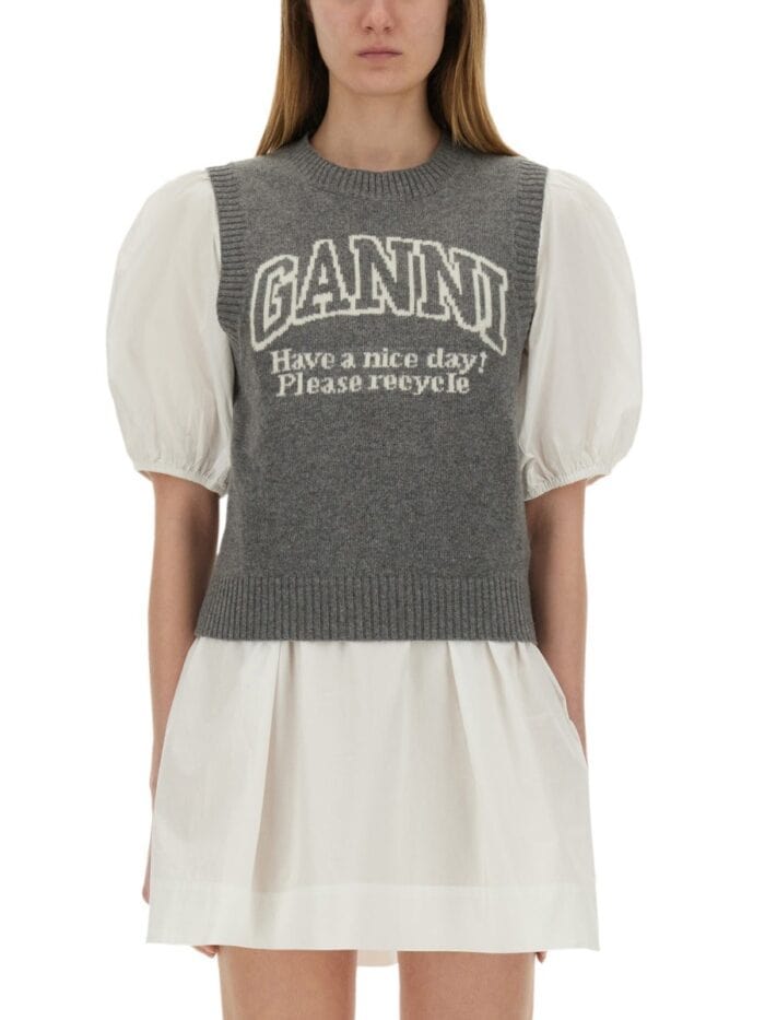 GANNI WOOL VEST