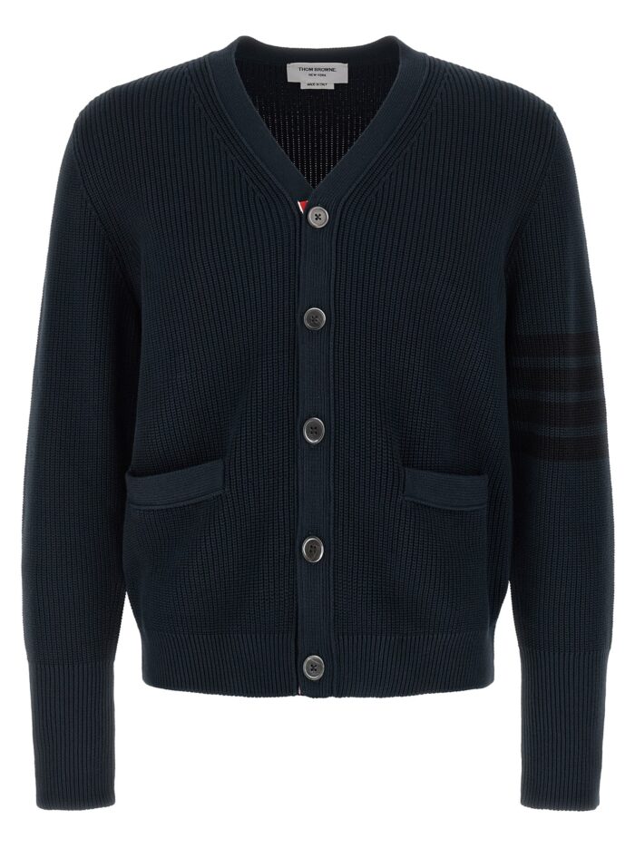 thom browne 'garment dye' cardigan THOM BROWNE 'Garment Dye' Cardigan