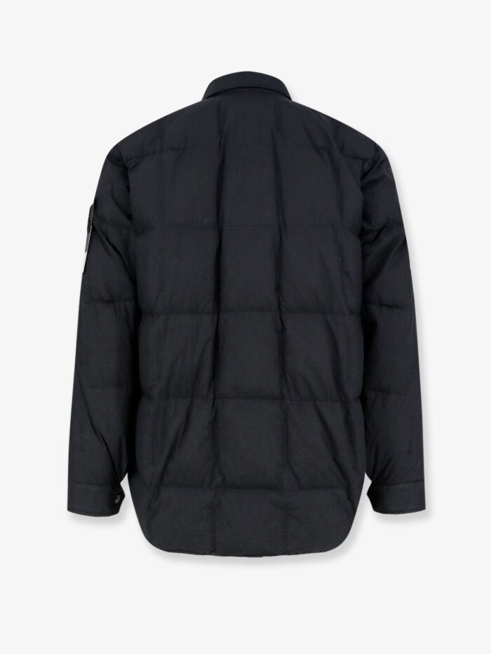 Stone Island Garment Dyed Crinkle Reps NY  Recycled Nylon Down Jacket With Side Logo Patch