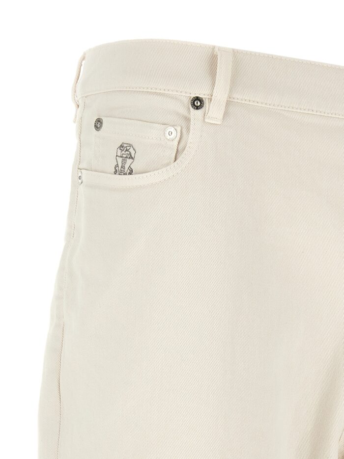 Brunello Cucinelli Garment-dyed Denim Jeans