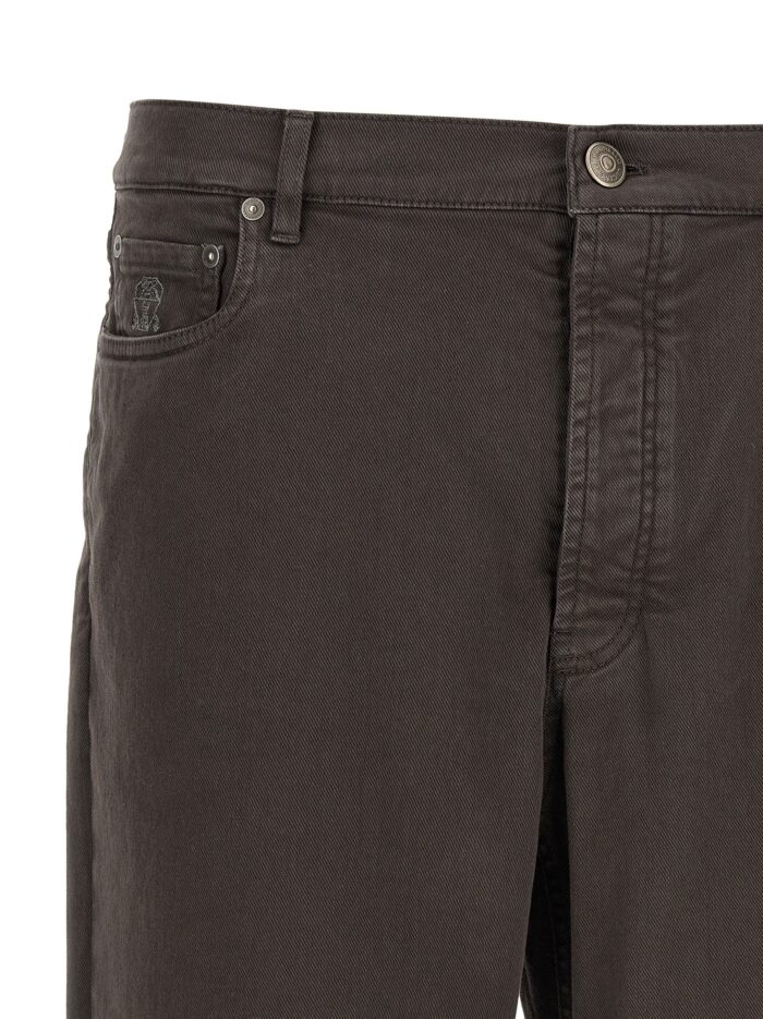 Brunello Cucinelli Garment-dyed Denim Jeans