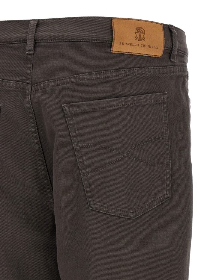 Brunello Cucinelli Garment-dyed Denim Jeans