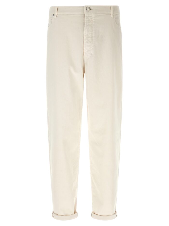 brunello cucinelli garment dyed denim jeans Brunello Cucinelli Garment-dyed Denim Jeans