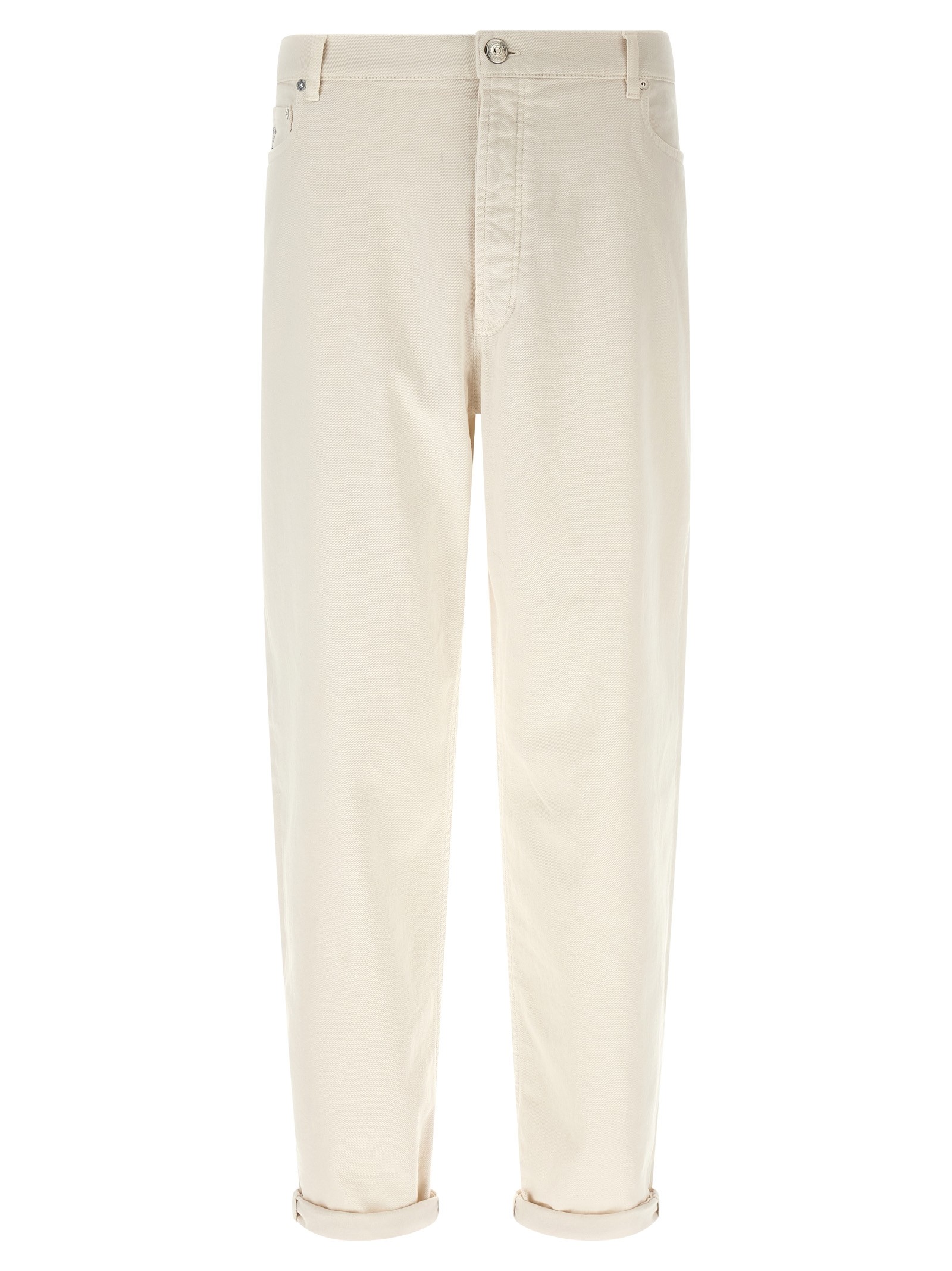 Brunello Cucinelli Garment-dyed Denim Jeans