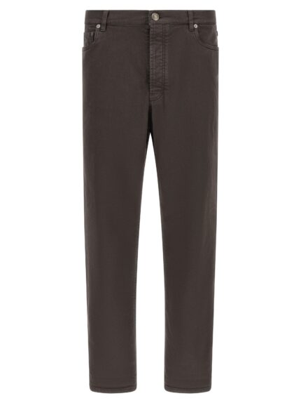 Brunello Cucinelli Garment-dyed Denim Jeans