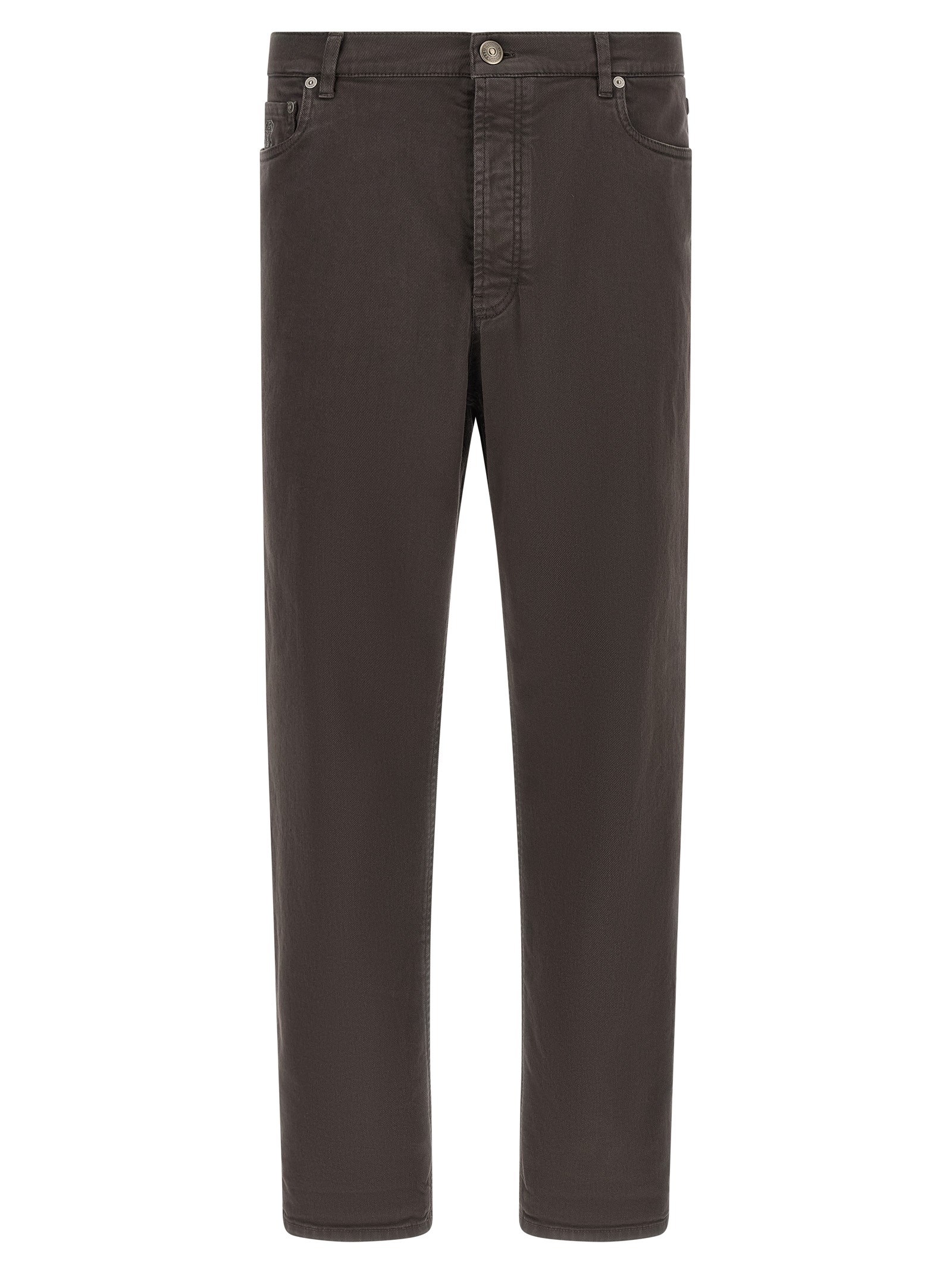 Brunello Cucinelli Garment-dyed Denim Jeans