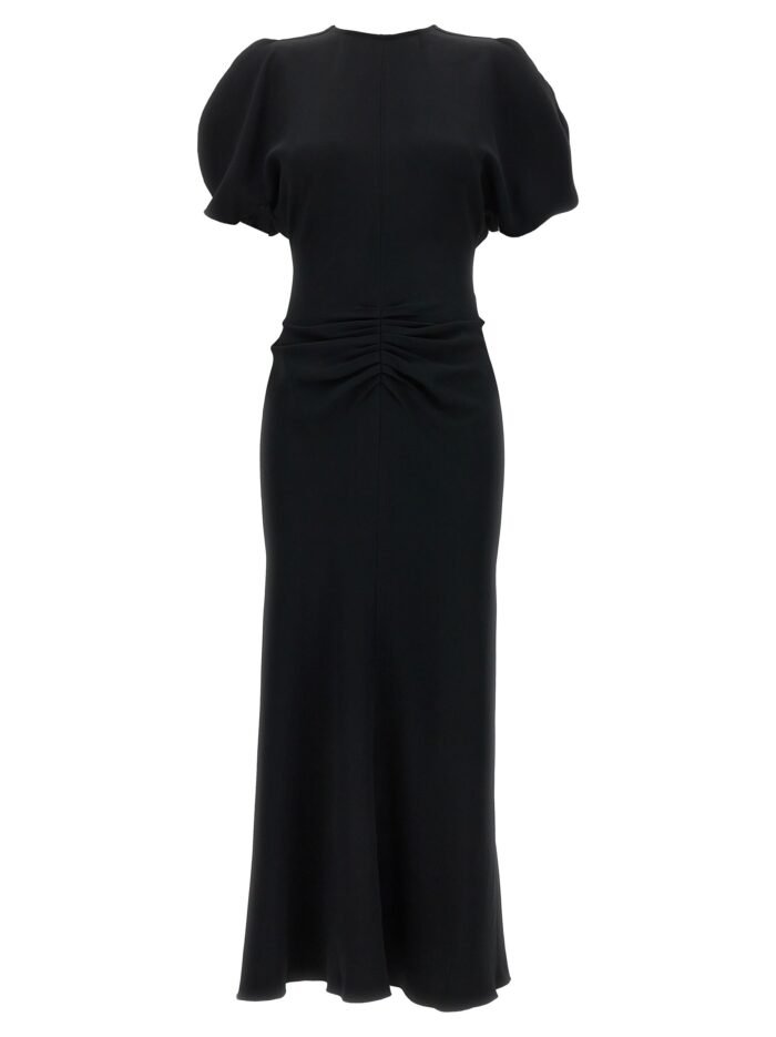 victoria beckham 'gathered waist midi' dress Victoria Beckham 'Gathered Waist Midi' Dress