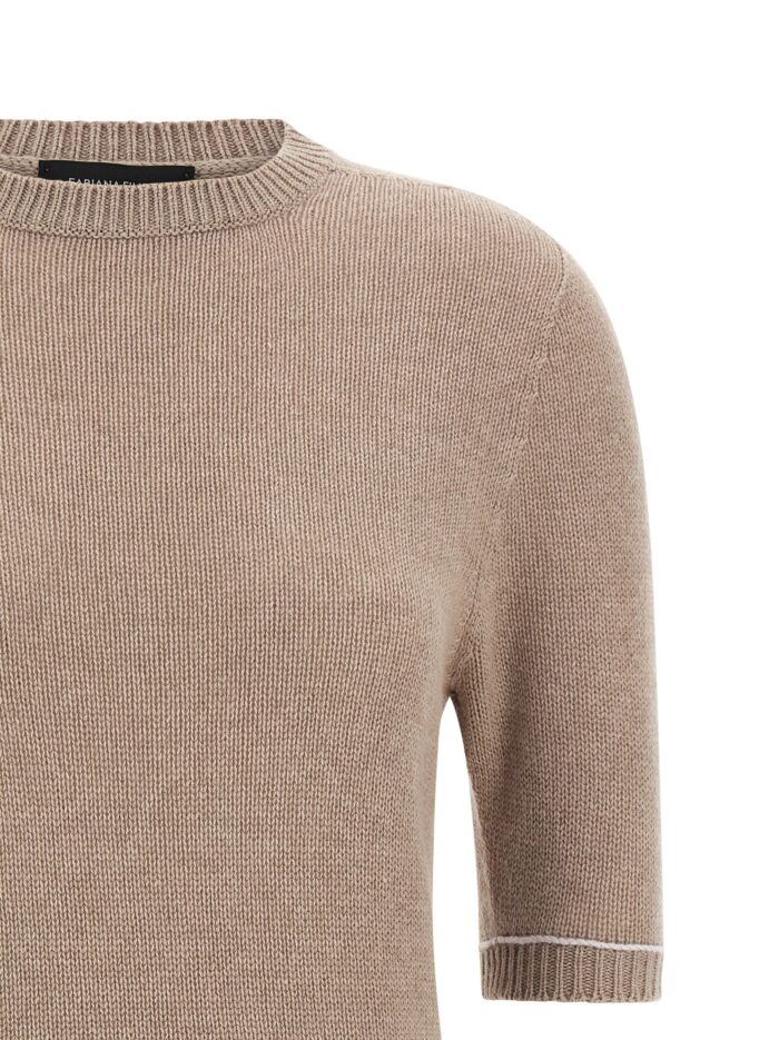 Fabiana Filippi Gauze 'Platinum' Sweater