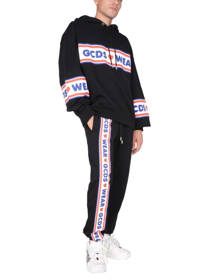 Gcds JOGGING PANTS WITH "CUTE TAPE" LOGO BAND