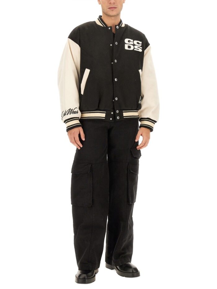 Gcds WIRDO VARSITY BOMBER JACKET