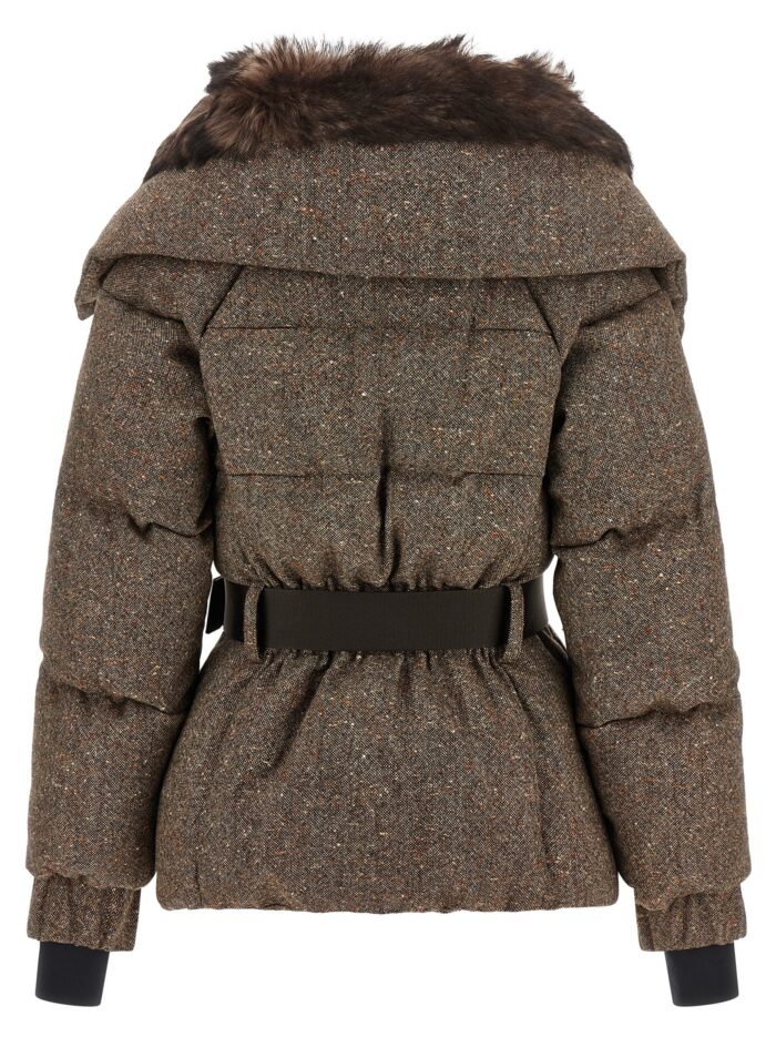 MONCLER GRENOBLE 'Gelise' Brown Down Jacket