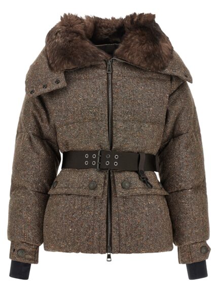 MONCLER GRENOBLE 'Gelise' Brown Down Jacket